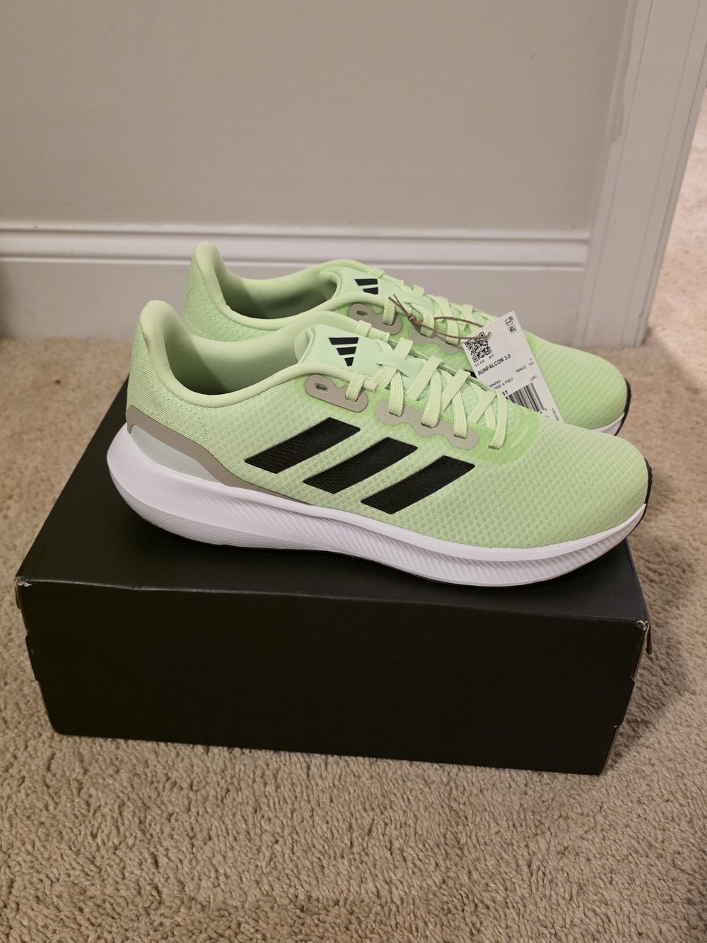 Adidas Runfalcon 3.0 Running Shoes - Light Green